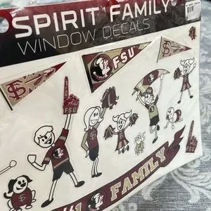 FSU | Other | Fsu Seminoles Family Car Decals Great Stocking Stuffer ...